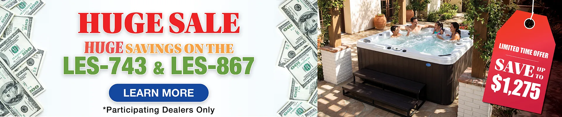 Calspas hot tub being used in a family setting - Cleveland